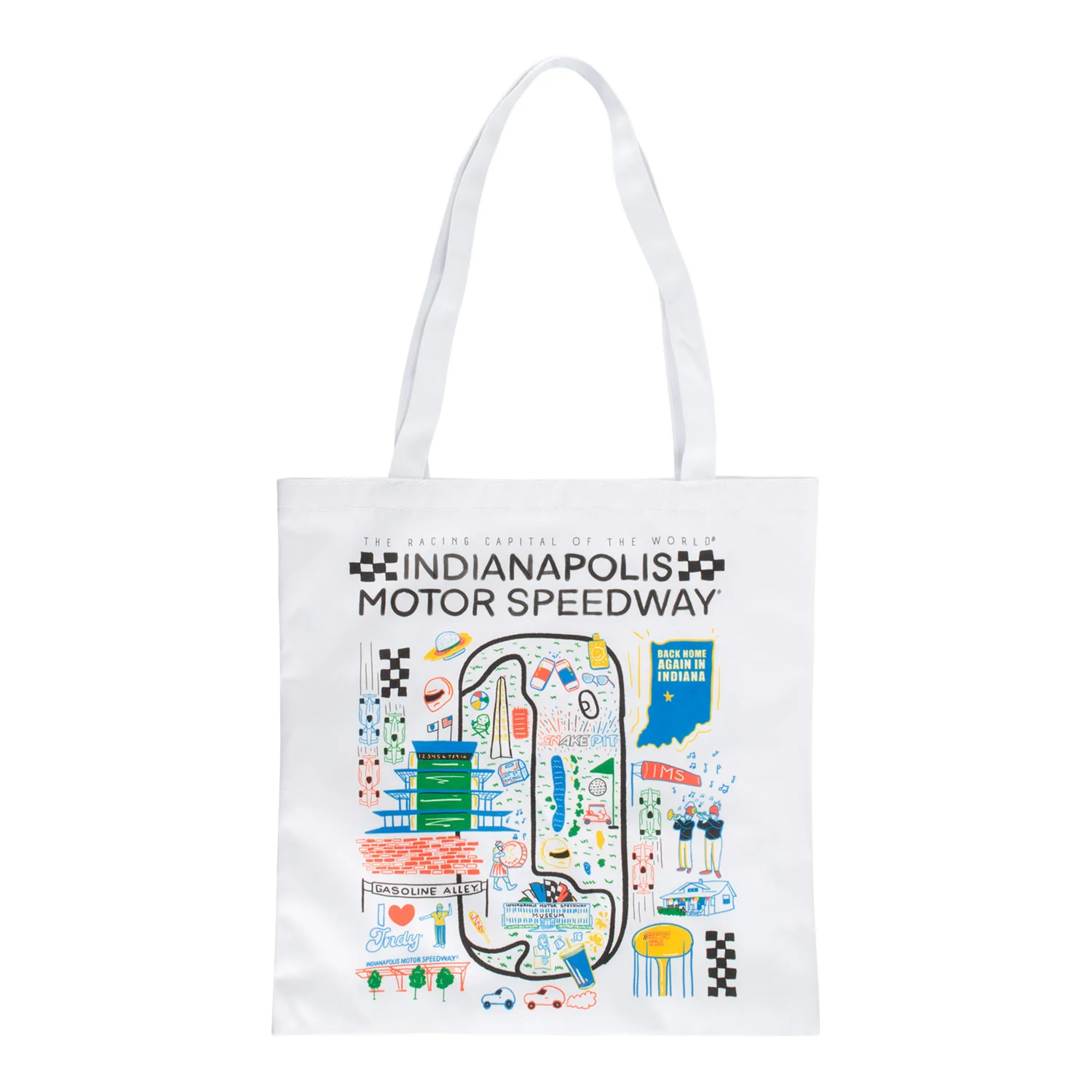Indianapolis Motor Speedway Scenic Designed Canvas Tote - Image 3