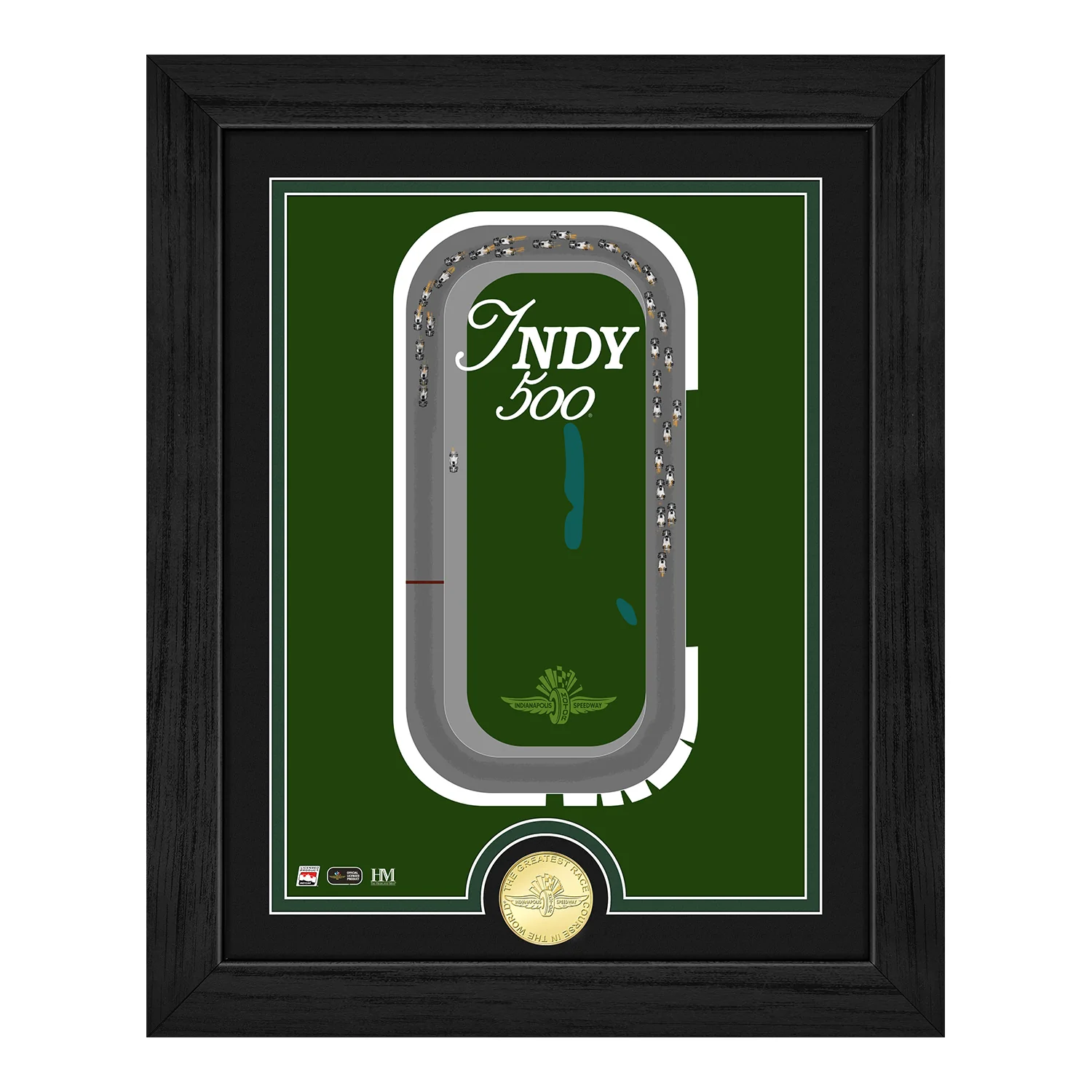 Indy 500 Track Layout Frame