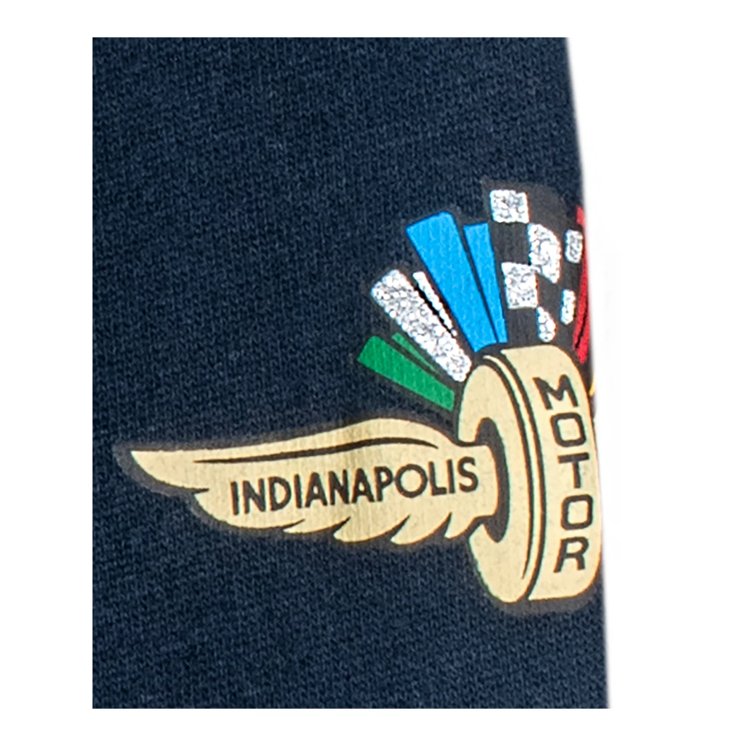 Indianapolis Motor Speedway Women's '47 Brand Glittered Oversized Crewneck - Image 7