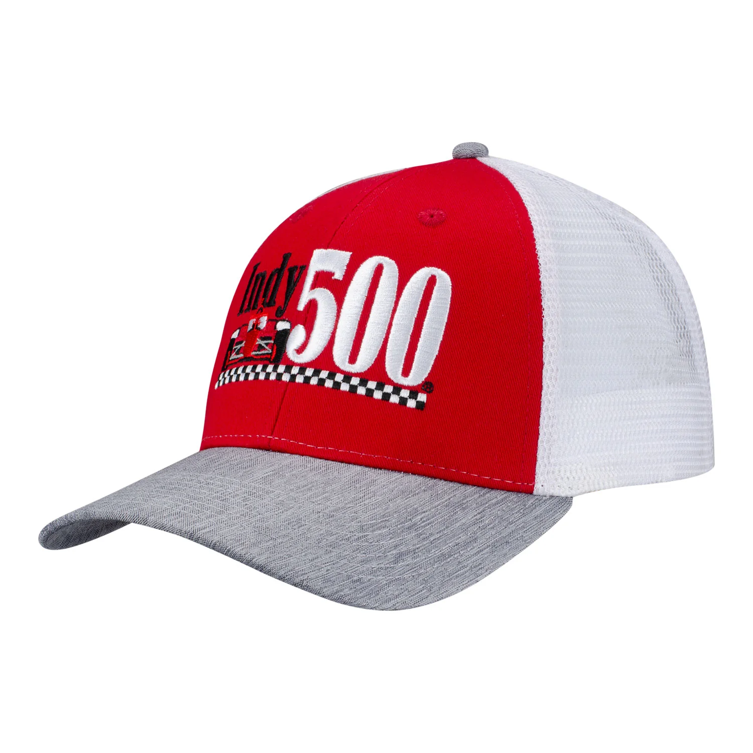 Indy 500 Checkered Stripe Hat