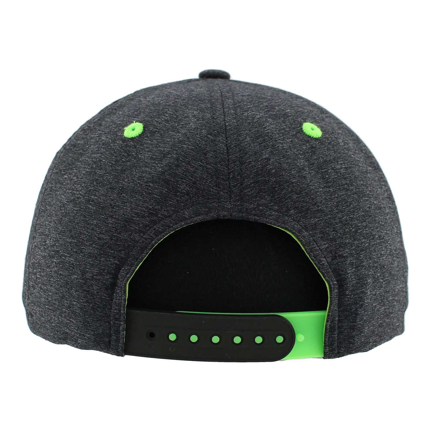 Wing Wheel Flag Neon Sport Fleck Flat Bill Hat - Image 4