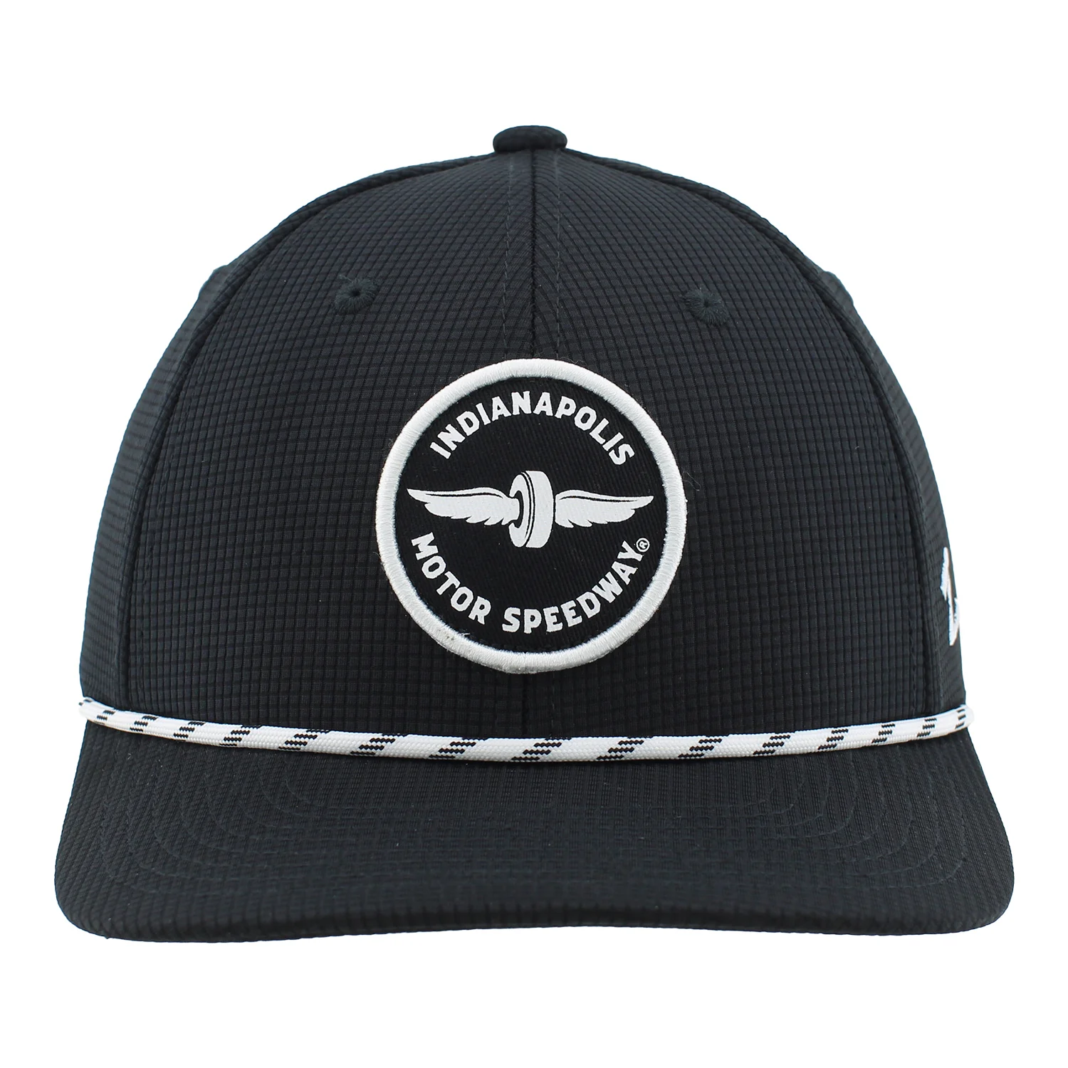 Indianapolis Motor Speedway Circle Patch Zephyr Rope Hat - Image 3