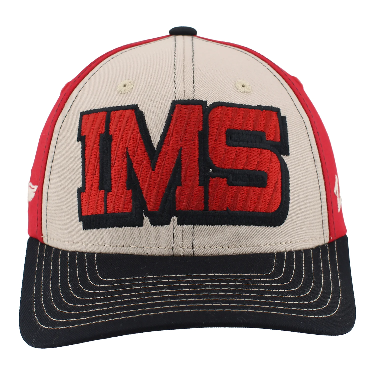 Indianapolis Motor Speedway Embroidered Tri-Color Zephyr Hat - Image 4