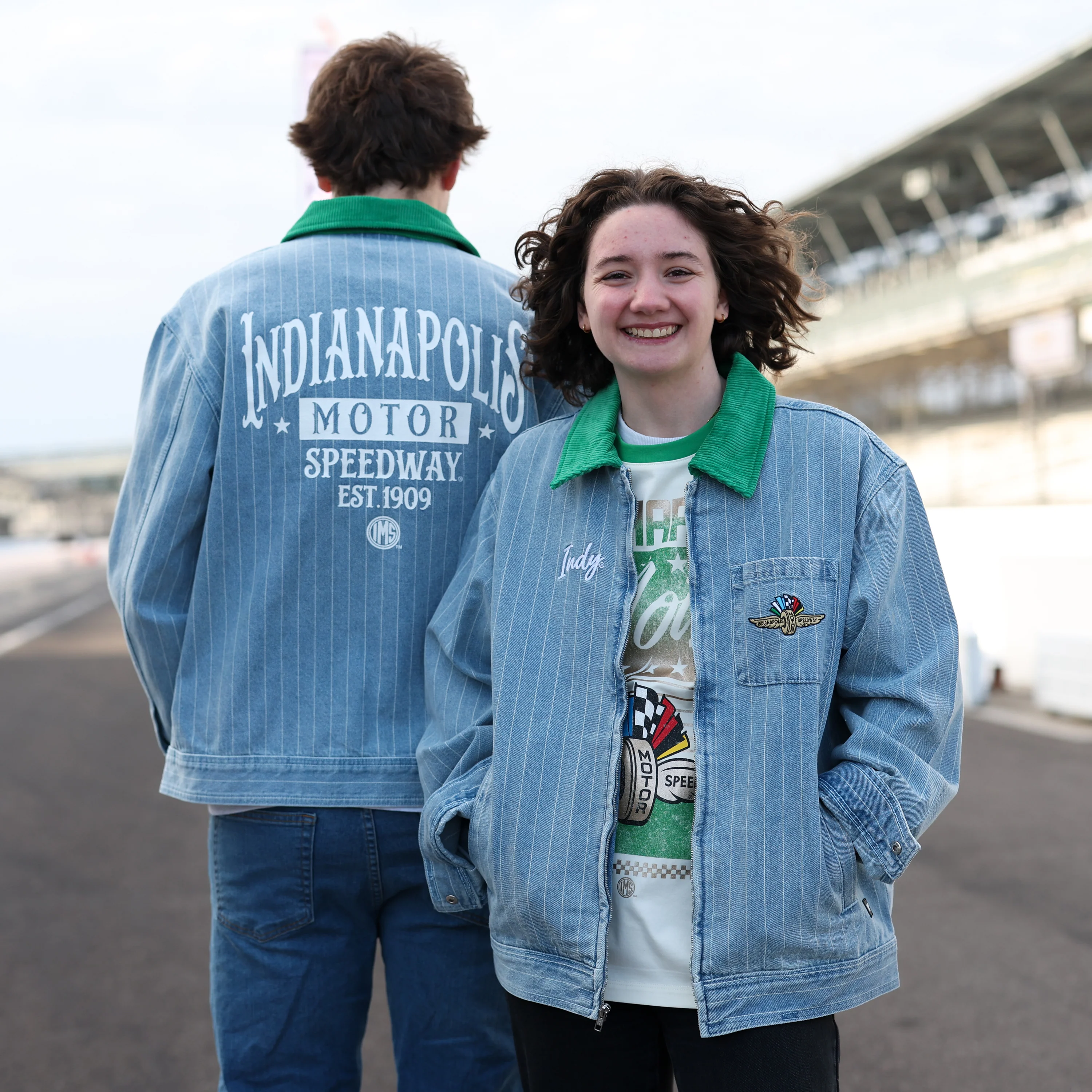 IMS The Wild Collective Unisex 1909 Jean Full Zip Jacket - Image 2