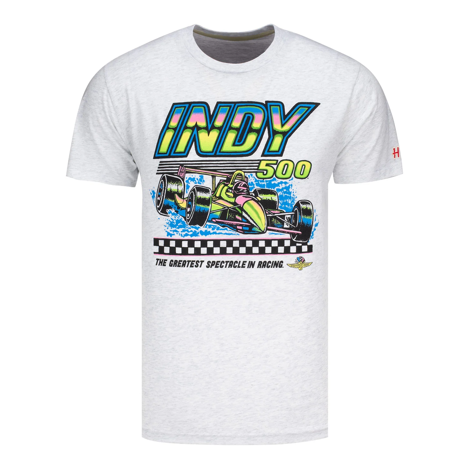 Indy 500 Homage Throwback Neon Indy Car T-Shirt