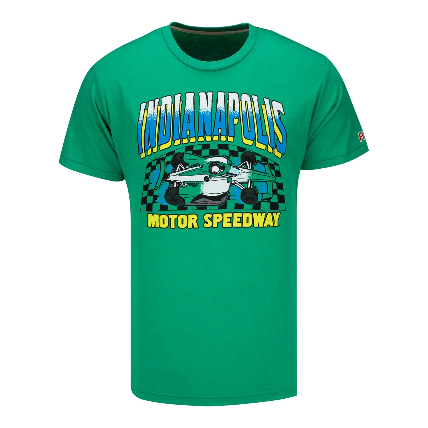 Indy 500 Motor Speedway Neon Homage T-Shirt