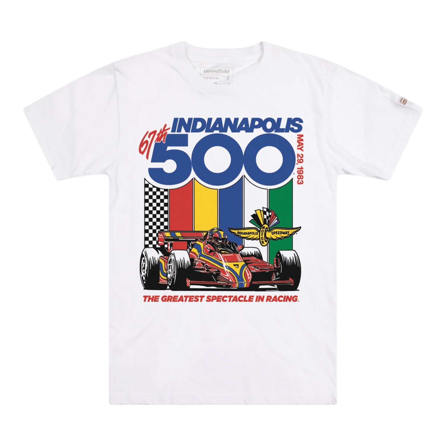 Homefield 1983 Indy 500 Race T-Shirt