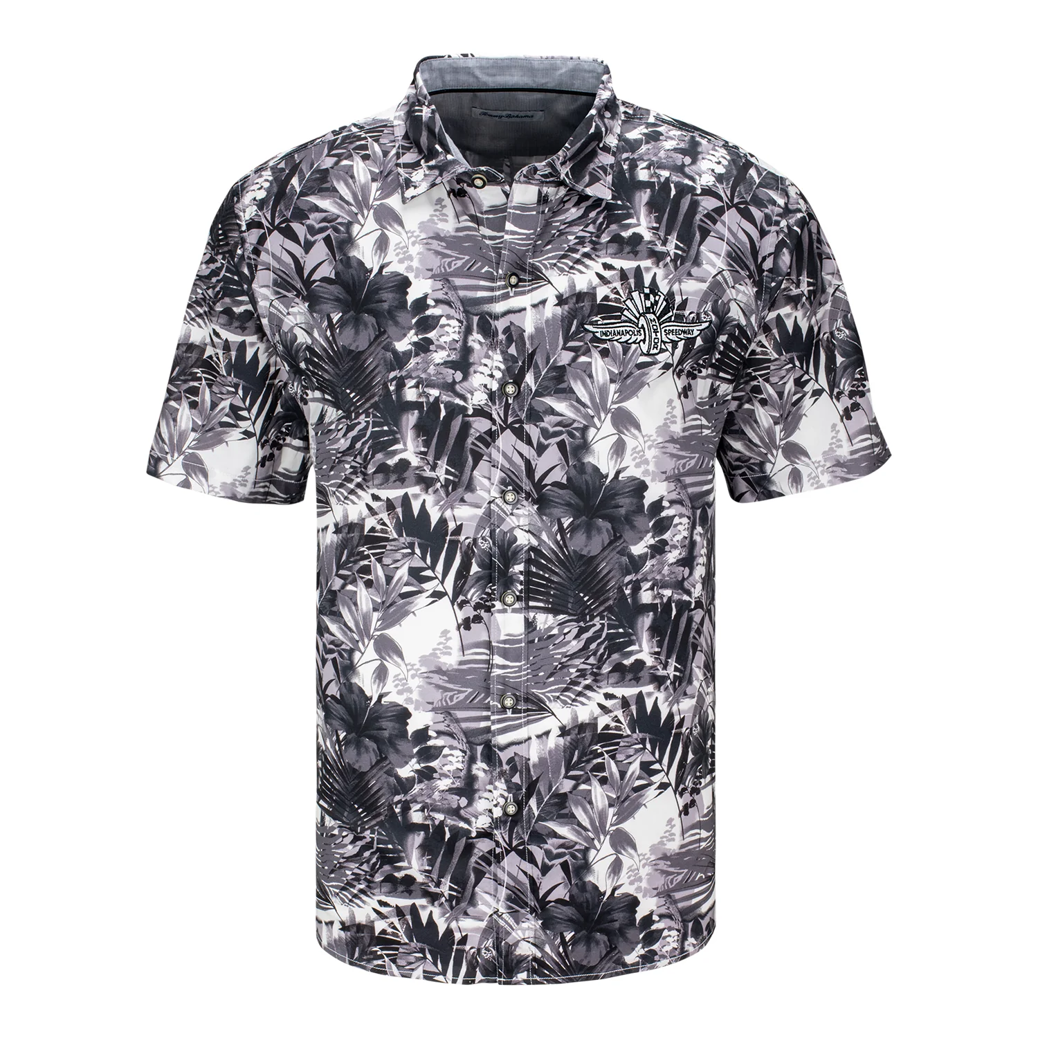 Wing Wheel Flag Electric Fronds Camp Shirt