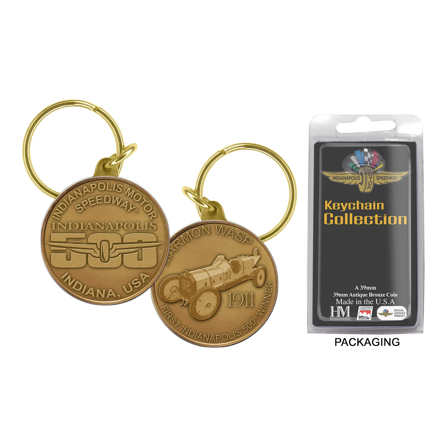 Marmon Wasp Coin Keychain