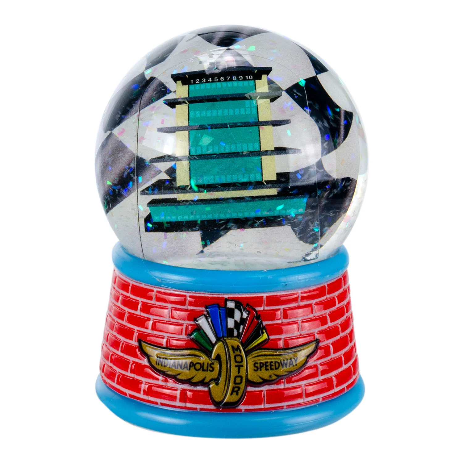 Wing Wheel Flag Pagoda Snow Globe - Image 3